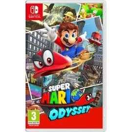 Jeu Mario Odyssey sur Nintendo Switch (37,99€ avec le code RAKUTEN5 + 4,30€ en SP)