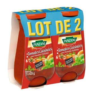34% de remise en avantage carte sur une sélection de produits - Ex : Lot de 2 pots de sauce tomate cuisinée Panzani (Via 0.61€ sur la carte)