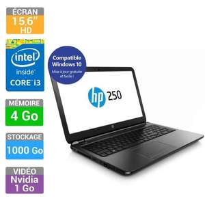 PC Portable 15" HP 250 G3 - Intel i3-4005U, 4 Go de Ram, 1 To, GeForce 820M