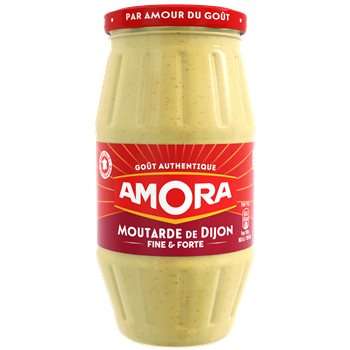 Moutarde de Dijon Amora Fine et forte - 440g (Via BDR)