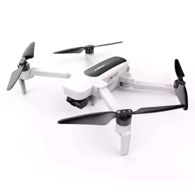 Drone Hubsan Zino blanc avec Caméra 4K stabilisée 3 Axes (Une batterie, sans sac de rangement)