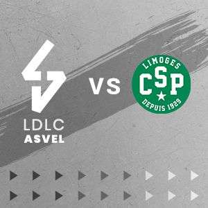 Place gratuite pour le Match LDLC Asvel VS Limoges CSP - Dimanche 22 septembre à 16h (Villeurbanne 16h)