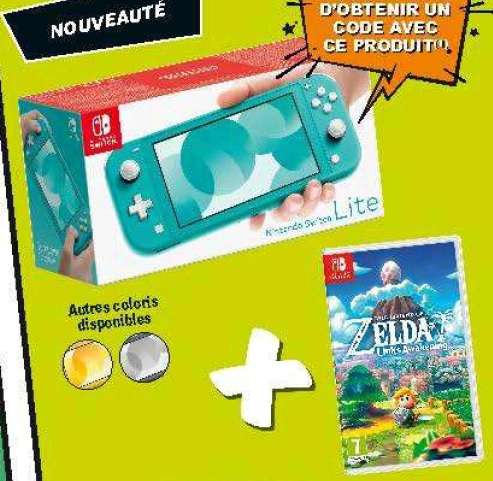 Console Nintendo Switch Lite + The Legend of Zelda: Link's Awakening (Via 22€ en ticket Leclerc) - Saint Aunes (34)