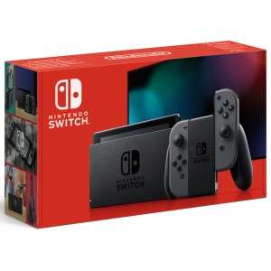 Console Nintendo Switch 2019 avec paire de Joy-Con Néon ou Gris (via 30 € sur la carte fidélité)