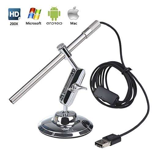 Microscope Numérique Flylinktech - USB, HD, 200x (Vendeur tiers)