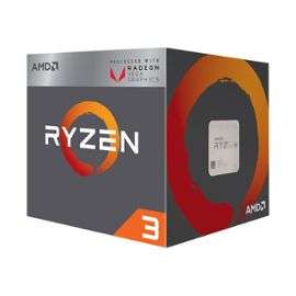 Processeur AMD Ryzen 3 2200G - 4 coeurs, 3,50 GHz, Vega 8, 4 Mo (+ 4.45€ en SuperPoints)