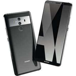 Smartphone 5.9" Huawei Mate 10 Pro (QHD, Kirin 970, 6 Go de RAM, 128 Go, noir) - reconditionné Premium