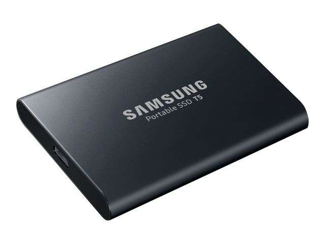 SSD externe Samsung T5 (USB-C / USB 3.1) - 1 To (129€ avec le code RAKUTEN20 + 7,45€ en SuperPoints)