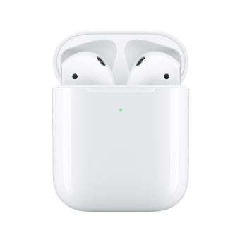 Ecouteurs sans fil Apple AirPods 2 avec boîtier de charge sans fil à induction (Vendeur Tiers)