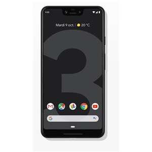 Smartphone 6.3" Google Pixel 3 XL - WQHD+, SnapDragon 845, 4 Go de RAM, 64 Go, noir