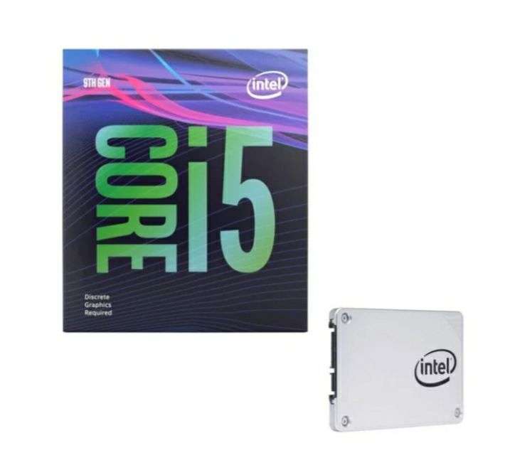 Processeur Interl Core i5-9400F - 2,9/4,1 GHz + SSD interne 2.5" 545S Series - 128 Go