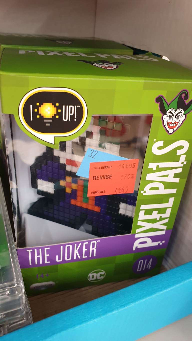 Figurine lumineuse Pixel pals The Joker - Carrefour Le mans (72)