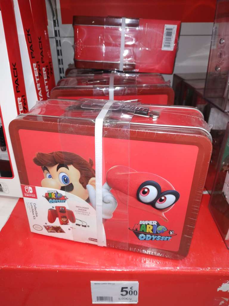 Kit lunchbox Mario Odyssey Lunchbox Mario Oddusey - Faches-Thumesnil (59)