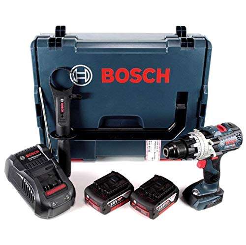 Perceuse visseuse à percussion Bosch Professional GSB 18 V-85 C - 2 batteries, L BOXX