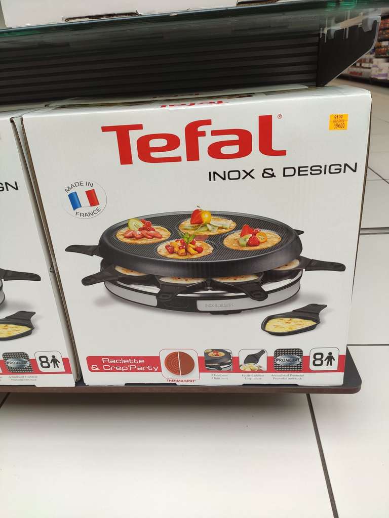 Raclette Crêpes Tefal Raclette et Crep'party - 8 personnes (Brezet 63)