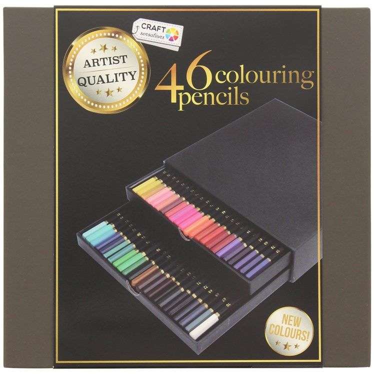 Coffret de 46 crayons de couleur Craft Sensations