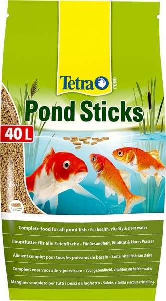 Sac de nourriture pour poisson TetraPond Sticks - 50L (40L + 10L)