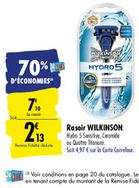Rasoir Wilkinson Hydro 5 (via 4.97€ sur la carte fidélité)