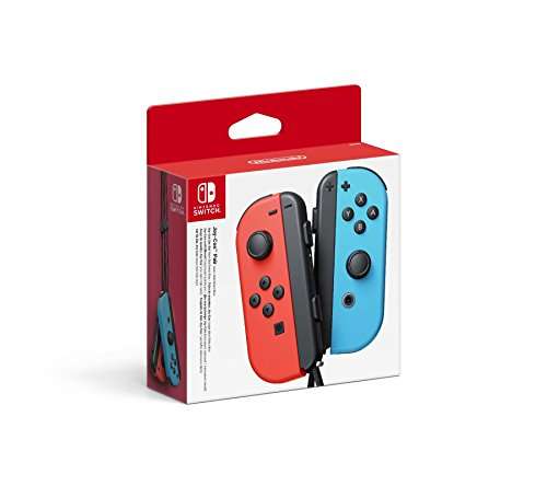 Paire de Manettes Joy-Con Bleu Néon & Rouge Néon pour Consoles Nintendo Switch (Vendeur tiers)