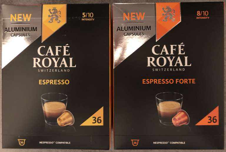 Paquet de 36 dosettes à Café Royal Nespresso Aluminium - Monoprix La garenne (92)