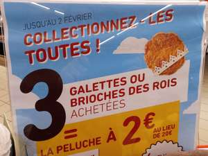 3 galettes ou brioches achetées = La peluche de la ferme à 2€ - Poitiers (86)