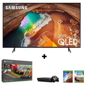 TV 65" Samsung QE65Q60R (QLED, 4K UHD, Dalle 100 Hz, HDR 10+, Smart TV) + Console Xbox One X 1To + Forza Horizon 4 + DLC LEGO (Via ODR 200€)
