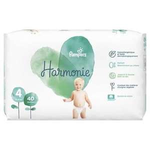 40 Couches Pampers harmonie - Taille 4