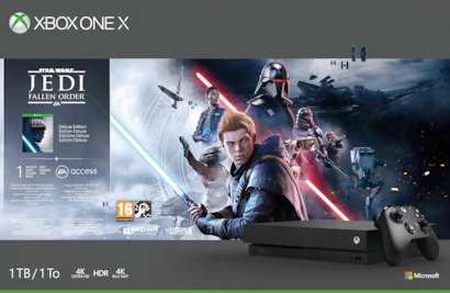 Console Microsoft Xbox one X + Fallen Order (Frontalier Suisse)