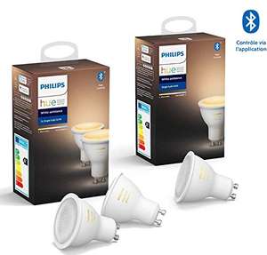 Lot de 3 ampoules Philips Hue White Ambiance - GU10