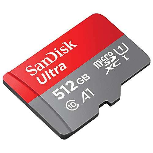 Carte microSDXC SanDisk Ultra A1 - 512 Go (taxes et frais de livraison inclus)