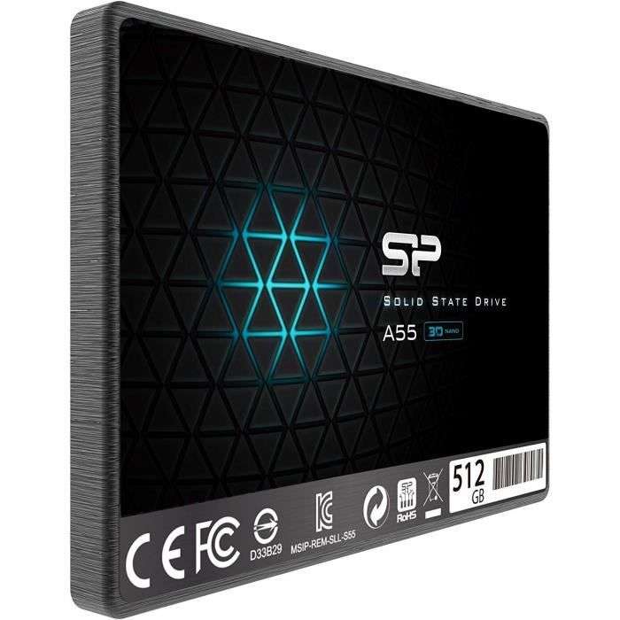 SSD interne 2.5" Silicon Power Ace A55 - 512 Go (vendeur tiers)