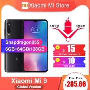 Smartphone 6,39" Xiaomi Mi 9 - 64 Go, Noir