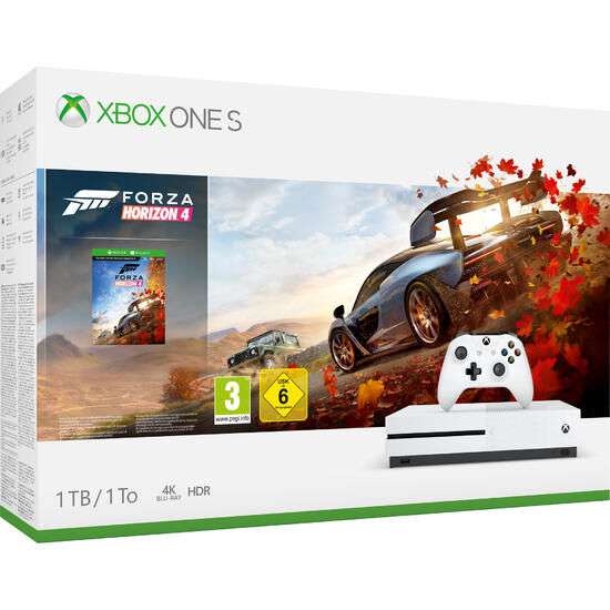 Console Microsoft Xbox One Slim 1 To + Forza Horizon 4
