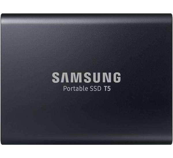SSD externe Samsung T5 - 1To, USB Type-C (121.24€ avec le code CYBMO1460)