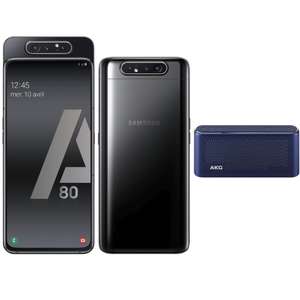 Smartphone 6.7" Samsung Galaxy A80 - 128 Go + Enceinte AKG S30 - Bleue