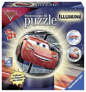 Puzzle 3D sphérique lumineux Cars Ravensburger - 11818 (vendu par Amazon)