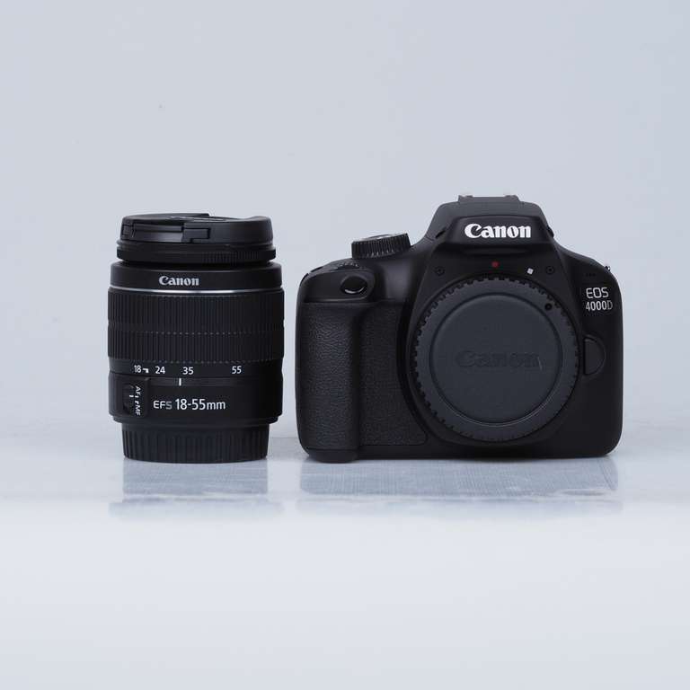 Appareil photo reflex Canon EOS 4000D + Objectif 18-55 III