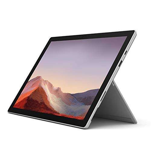 Tablette tactile hybride 12.3" Microsoft Surface Pro 7 - i5-1035G4, 8 Go de RAM, 128 Go en SSD (+ 20€ en bon d'achat Amazon)
