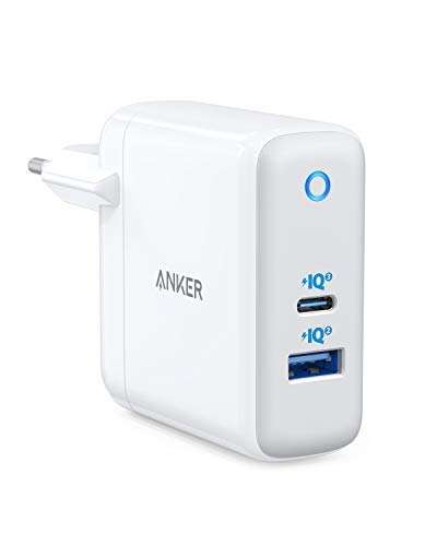 Chargeur Anker 60W - 2 Ports (USB-C 45W + USB-A 15W), Power Delivery et Quick Charge 3.0, Compatible MacBook (Via Coupon - Vendeur tiers)