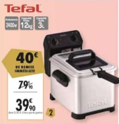 Friteuse électrique Tefal Filtra Pro FR500070 - 2400 W, 3 L