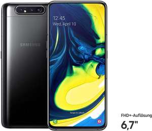 Smartphone 6.7" Samsung Galaxy A80 - 128 Go, Noir + Galaxy Fit e (OFFERT)