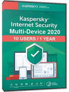 Licence Kaspersky Internet Security Multi Device 2020 - 10 postes, 1 an (Dématérialisé)