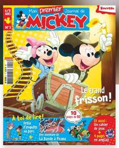 Abonnement de 1 an Mon premier journal de Mickey - 6 numéros