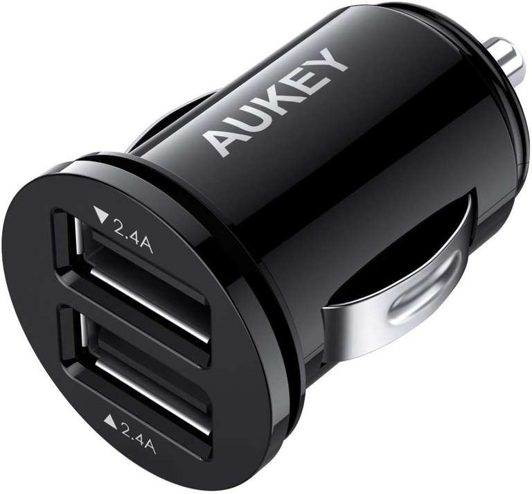 Chargeur voiture allume-cigare Aukey - 2 ports USB (vendeur tiers)