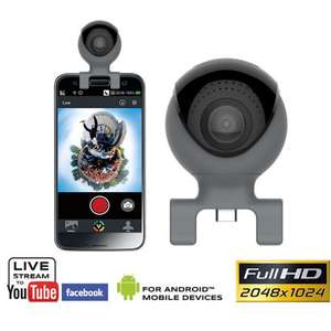 Caméra Easypix GoXtreme Omni 360° pour smartphones - USB/USB-C
