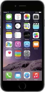Smartphone 4.7" Apple iPhone 6 (HD+, A8, 1 Go de RAM, 16 Go, gris sidéral) - reconditionné Grade B