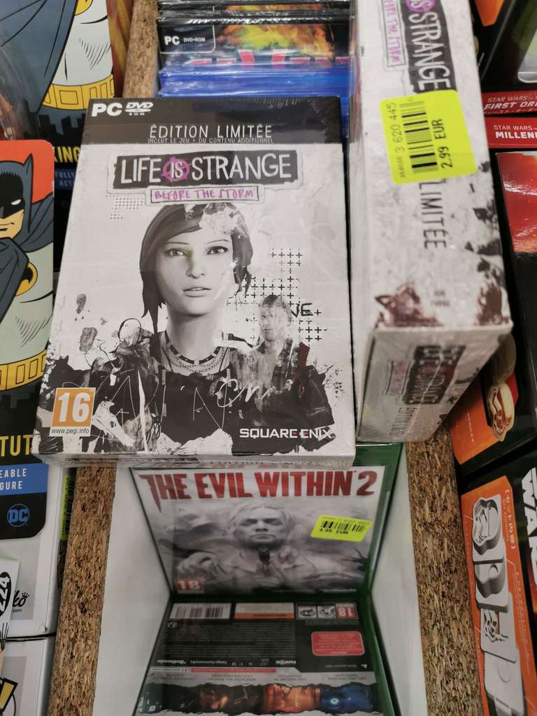 Sélection de jeux vidéo en promotion à Noz Cholet (49) - Ex : Life Is Strange: Before the Storm - Édition Limitée sur PC