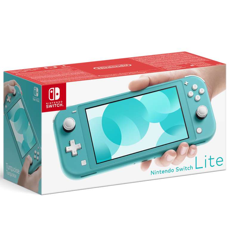 Console Nintendo Switch Lite Coloris au choix (Grise, turquoise & jaune) (via 50€ sur carte de fidélité)
