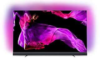 TV OLED 55" Philips 55OLED903 - 4K UHD, HDR, Ambilight 3 côtés, Android TV, Barre de son intégrée