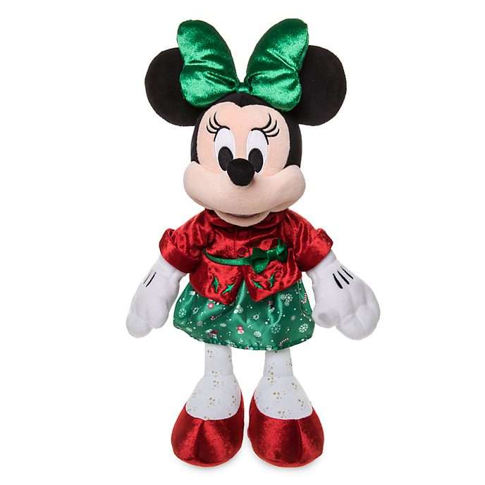 Peluche 43cm "Minnie Holiday Cheer" à 10.90€ dès 15€ d'achat sur le site